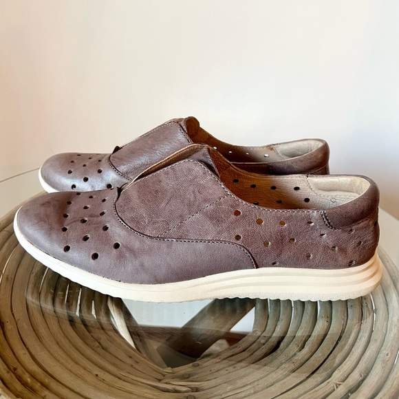 Sofft Noreen Luggage Slip On Sports Leather Loafers Women’s size 9.5 Taupe Color - Picture 5 of 12